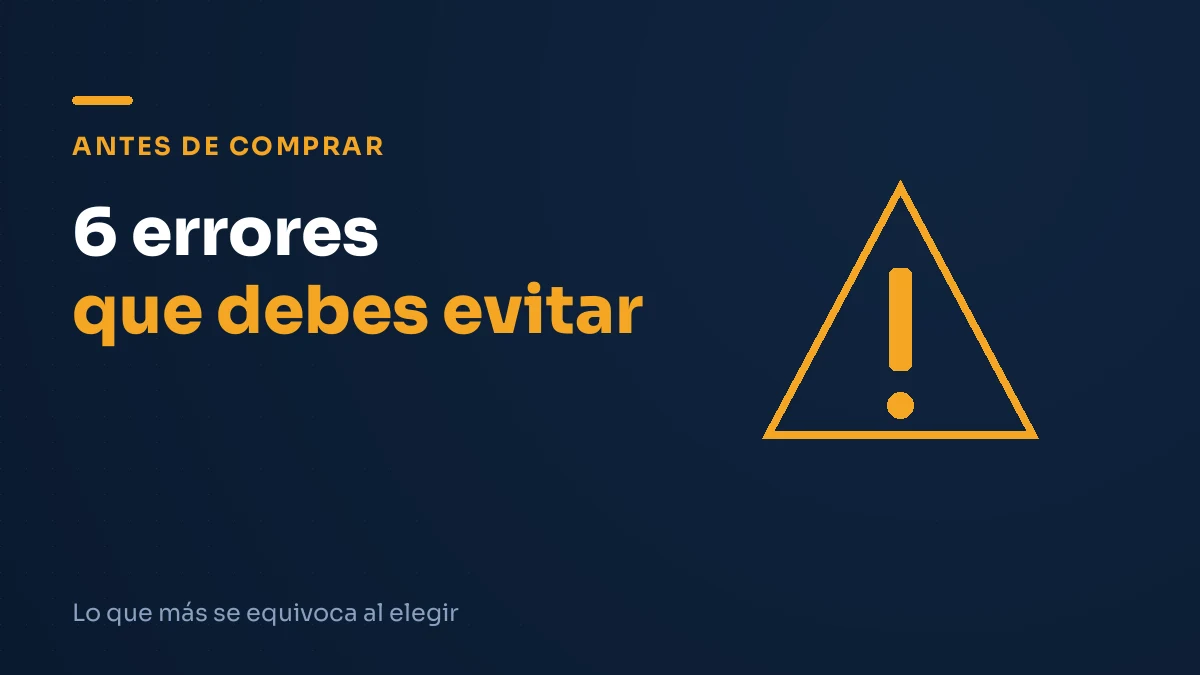 Ilustración editorial sobre errores al comprar una planta de luz