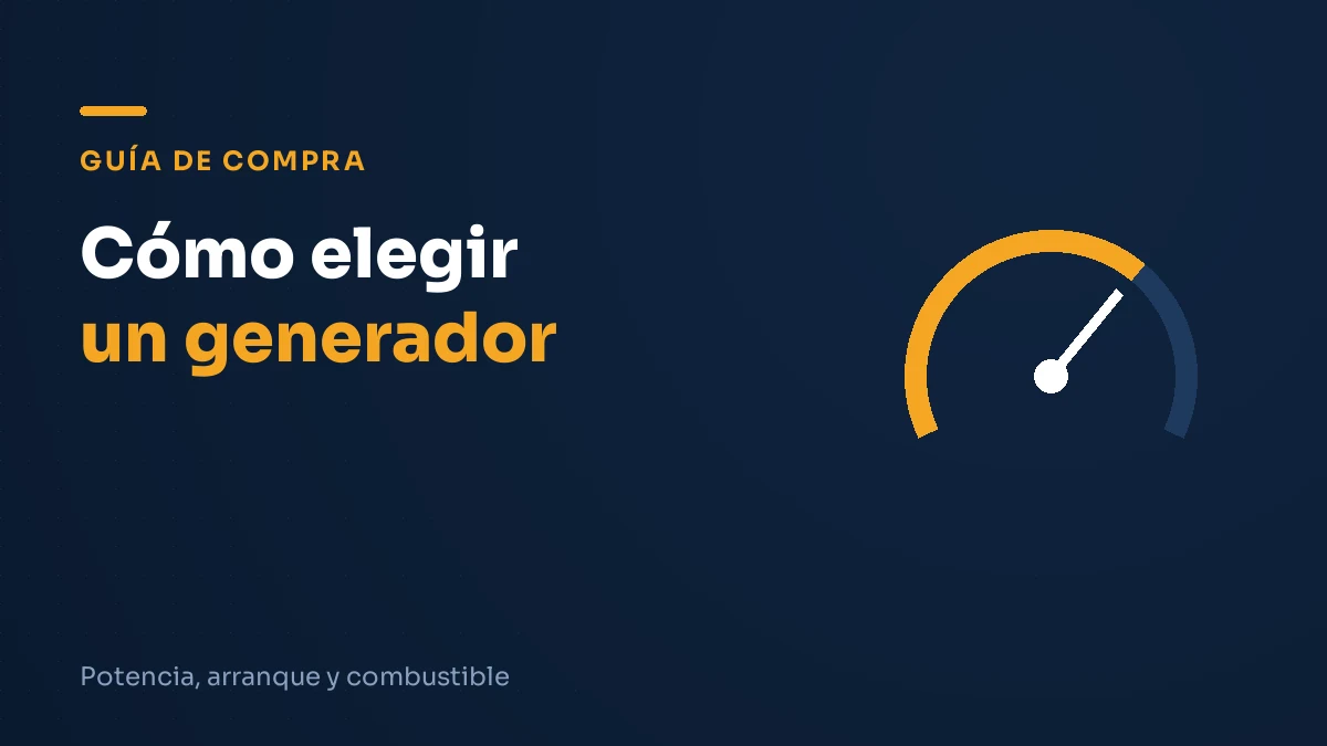 Ilustración editorial: cómo elegir un generador