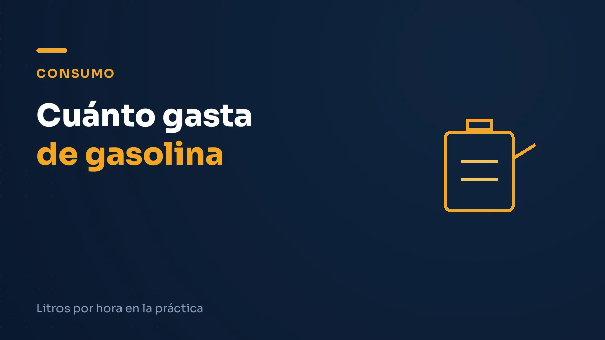 Ilustración editorial: cuánto gasta de gasolina