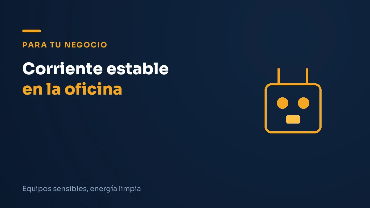 Ilustración editorial: corriente estable en la oficina
