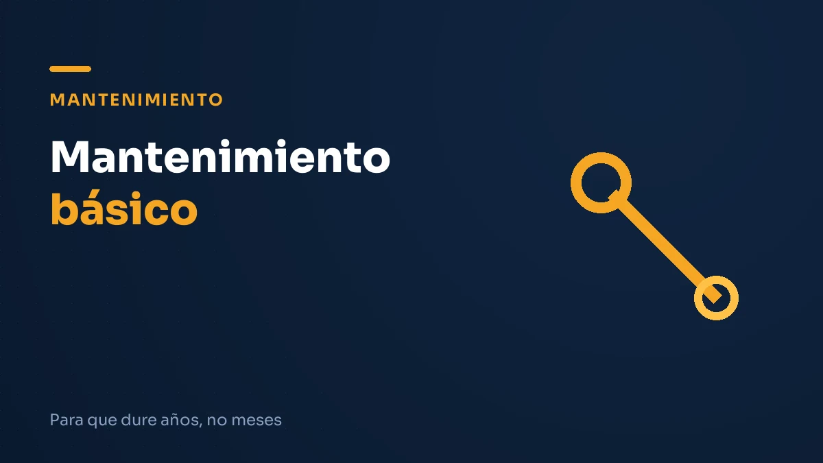 Ilustración editorial: mantenimiento básico