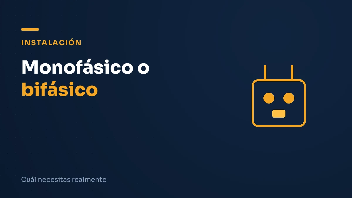Ilustración editorial: monofásico o bifásico