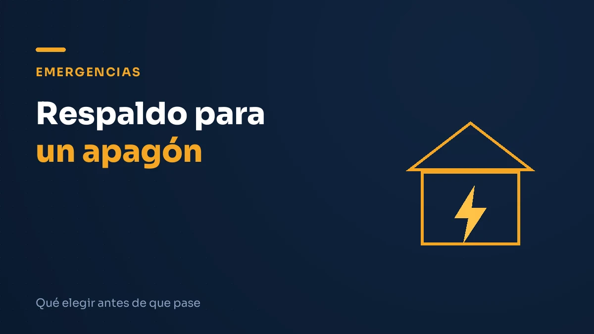 Ilustración editorial: respaldo para un apagón
