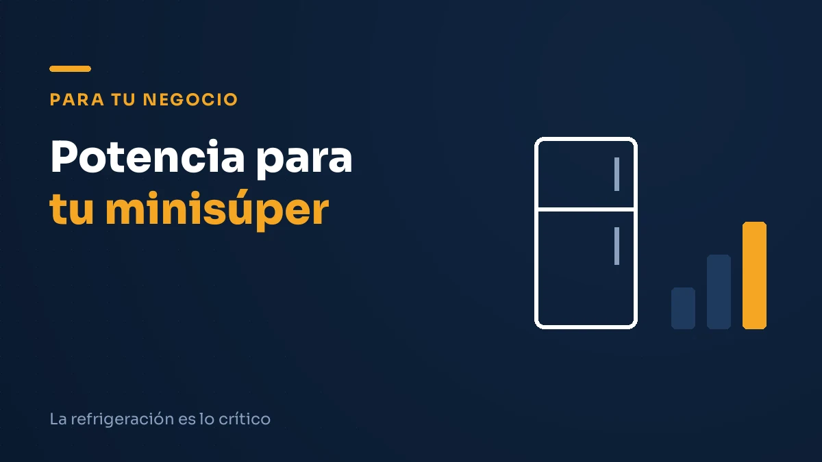 Ilustración editorial: potencia para tu minisúper
